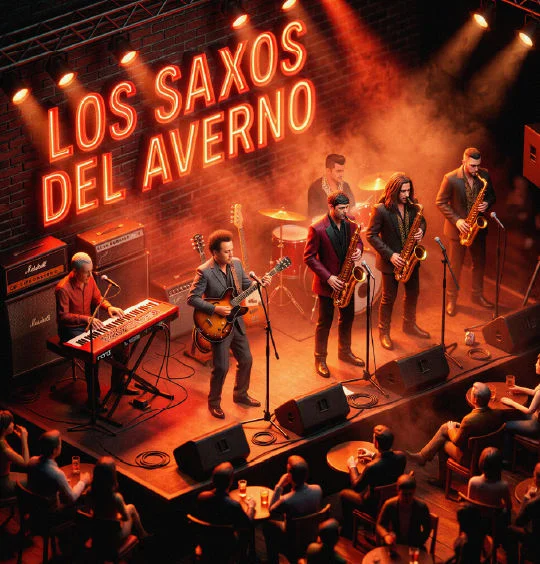 Los Saxos del Averno en Concierto - Card