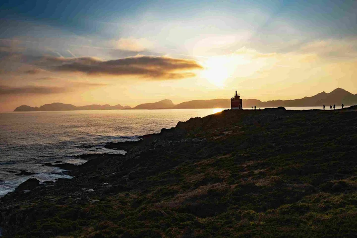 atardecer en el Cabo de Home Galicia