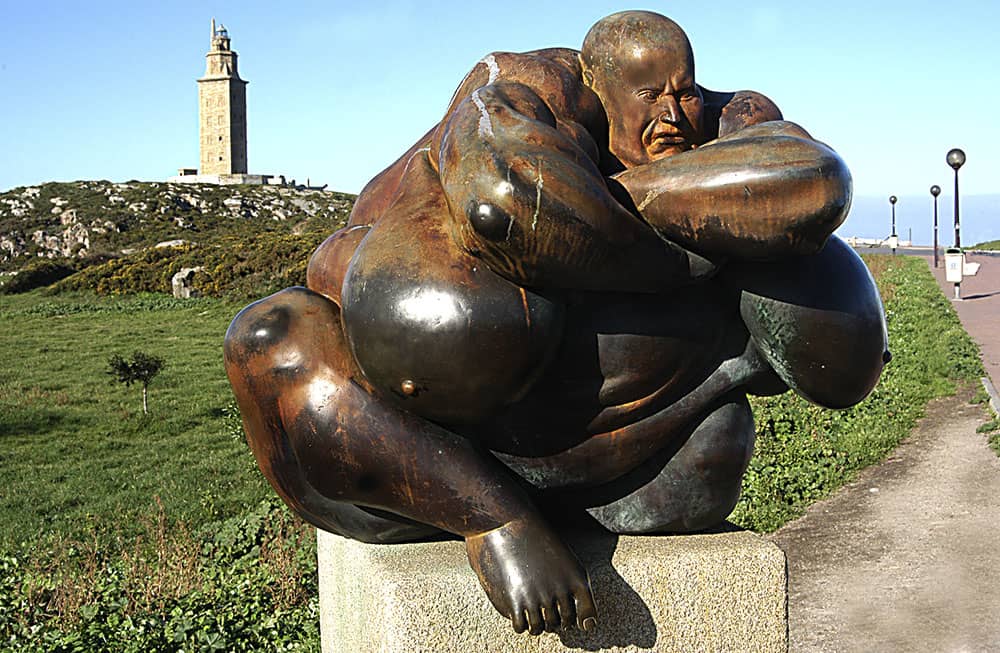 estatua caronte a coruna